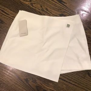 White Skort